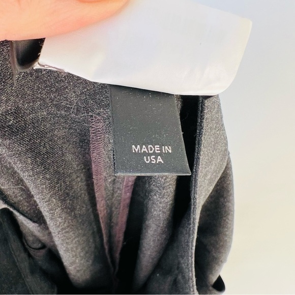 St. John Emma dark gray straight legs crop pants, Size 4 - Picture 5 of 10